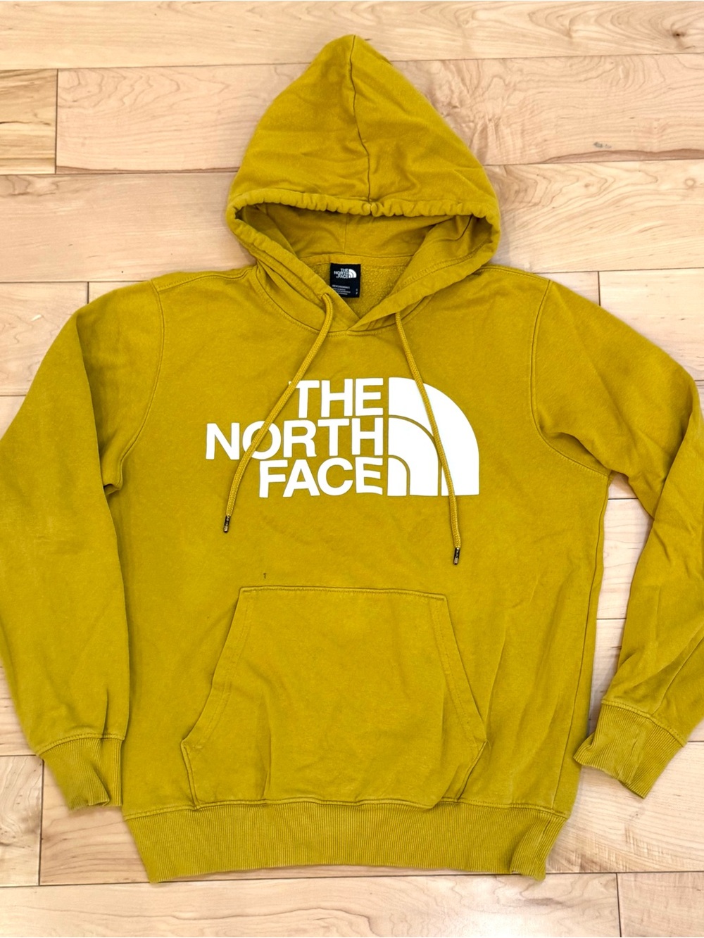 The North Face Half Dome Mustard Yellow Hoodie Men’s Small